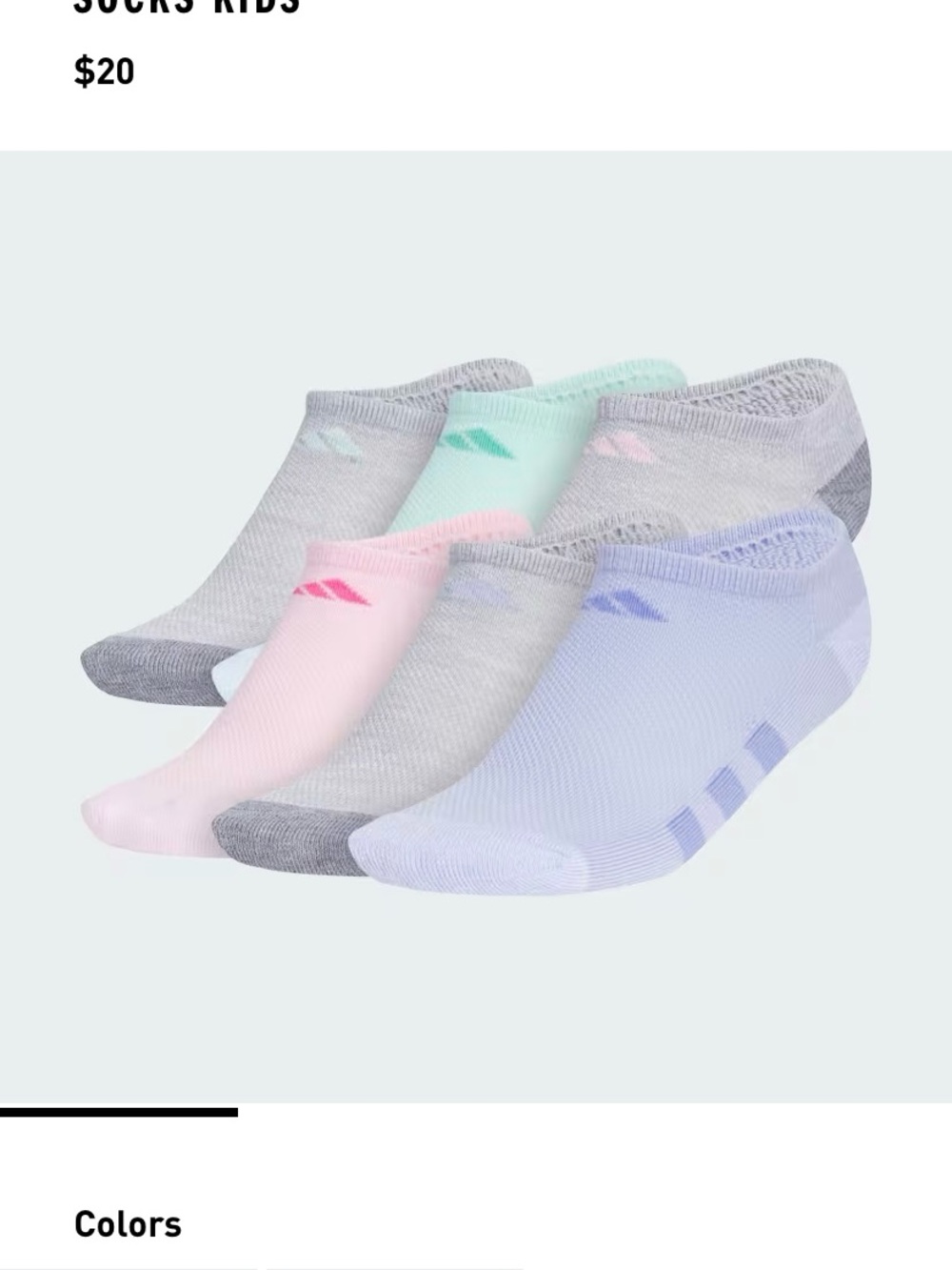 Girls Adidas Socks